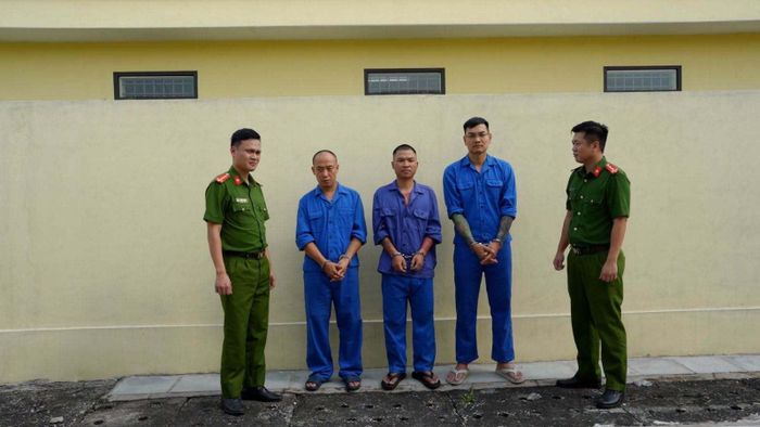 “Vua Quạt”, Khánh “Sky” và Hồ Văn Khoa bị khởi tố. (Ảnh: Công an Bắc Ninh).