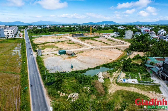 Dự án khu nhà ở Mỹ Thượng tại phường Vinh Lộc. Ảnh: Song Hoàng).