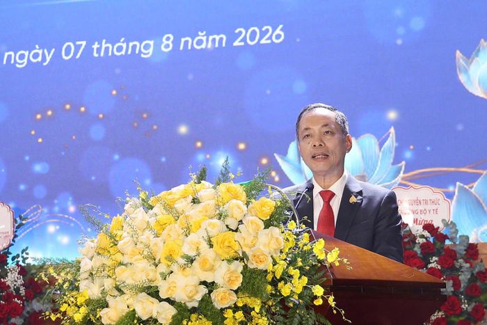 Cục trưởng Cục Quản lý Dược Vũ Tuấn Cường phát biểu. Ảnh: Trần Minh