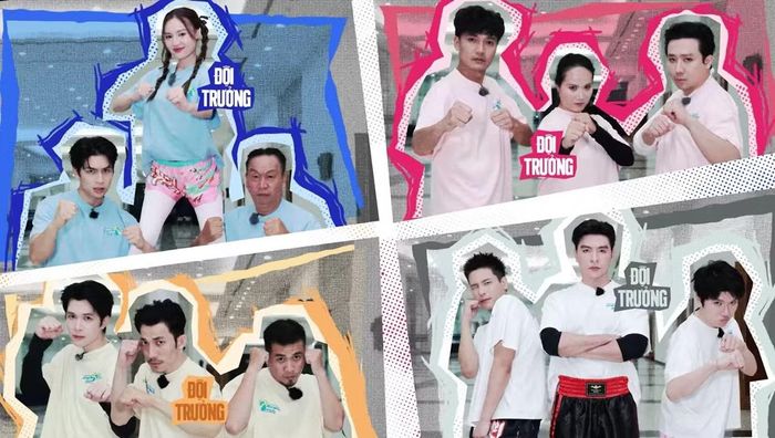 4 đội chơi "ngang tài ngang sức" từ dàn cast chính và khách mời của tập Running Man Vietnam 2026.
