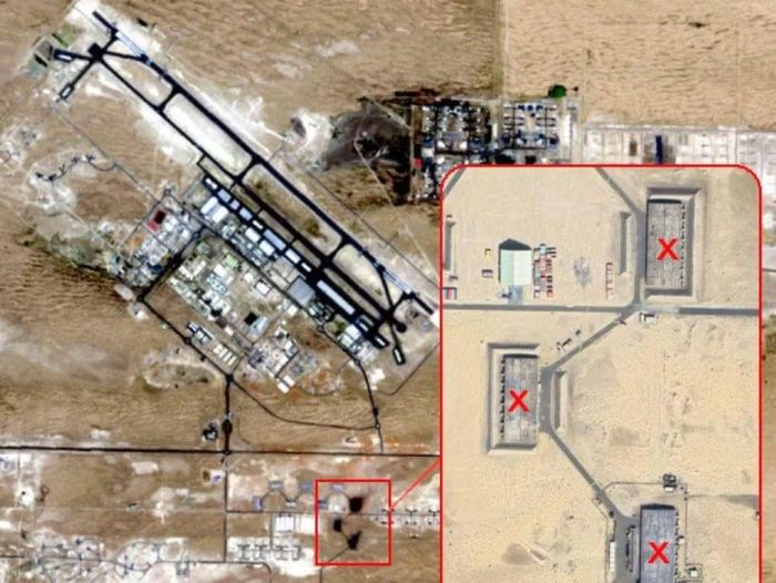 Những ảnh vệ tinh độ phân giải cao được Iran công bố trong hai tuần gần đây cho thấy nhiều cơ sở quân sự của Mỹ tại Trung Đông bị tuyên bố trúng đòn, gồm trận địa tên lửa phòng không Patriot, nhà chứa máy bay, kho đạn và khu nhà ở của binh sĩ.