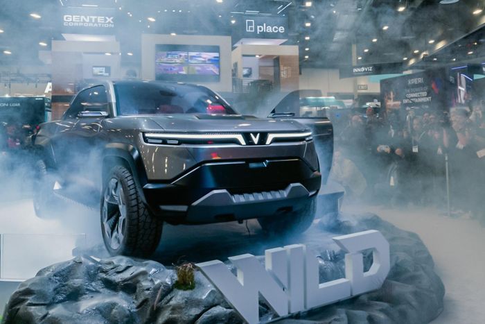 Hình ảnh VinFast VF Wild bản concept từng xuất hiện ở Triển lãm Điện tử Tiêu dùng (CES) tại Las Vegas, Mỹ năm 2023. Ảnh: VinFast.