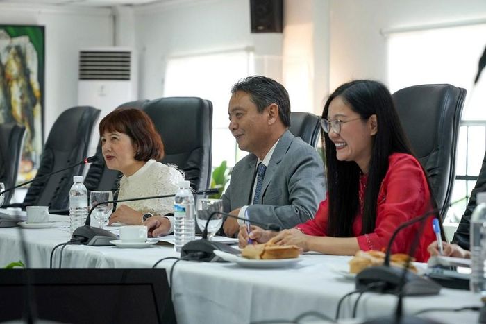 Thứ trưởng Bộ VHTTDL Hoàng Đạo Cương tại buổi làm việc