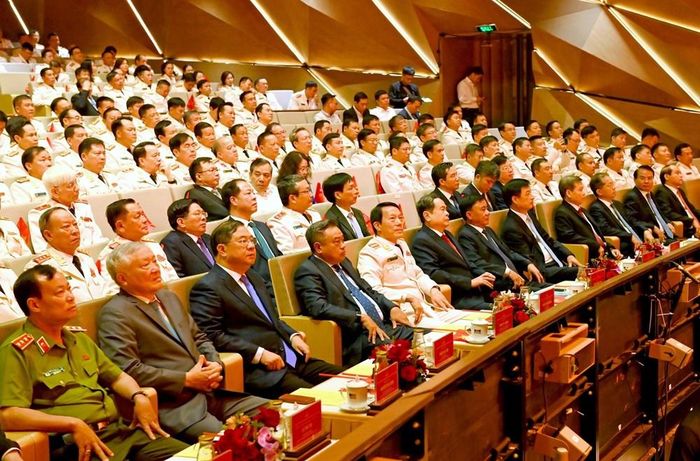 Chủ tịch Quốc hội Trần Thanh Mẫn, lãnh đạo Đảng, Nhà nước và các đại biểu dự Lễ kỷ niệm