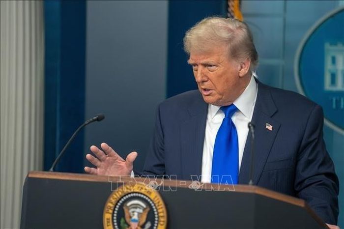 Tổng thống Mỹ Donald Trump. Ảnh TTXVN