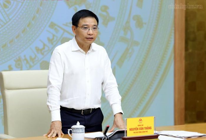 Phó Thủ tướng Nguyễn Văn Thắng phát biểu mở đầu cuộc làm việc - Ảnh: chinhphu.vn/Đức Tuân