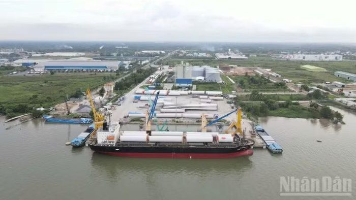 Một góc Khu công nghiệp Sông Hậu, thành phố Cần Thơ. (Ảnh: THANH TÂM)