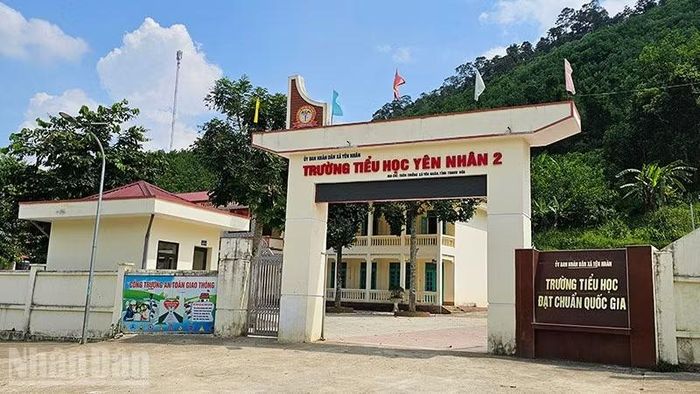 Một cơ sở giáo dục bậc tiểu học ở xã miền núi tỉnh Thanh Hóa.
