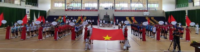 Nghi thức tại Lễ khai mạc Giải Bóng chuyền Đại hội Thể dục Thể thao Sinh viên toàn quốc lần thứ VI-2026 khu vực miền Trung.