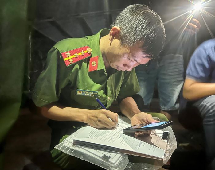 Các Tổ công tác làm việc tại hiện trường.