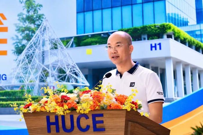 Ông Giang Thái Lâm - Trưởng ban tổ chức phát biểu.