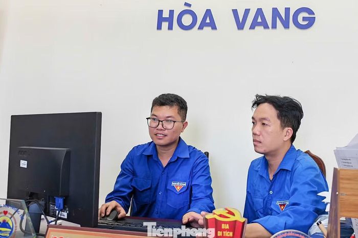 Anh Đinh Ngọc Hiếu - Bí thư Đoàn xã Hòa Vang ấp ủ đưa các di tích lịch sử - văn hóa địa phương lên không gian số để quảng bá.