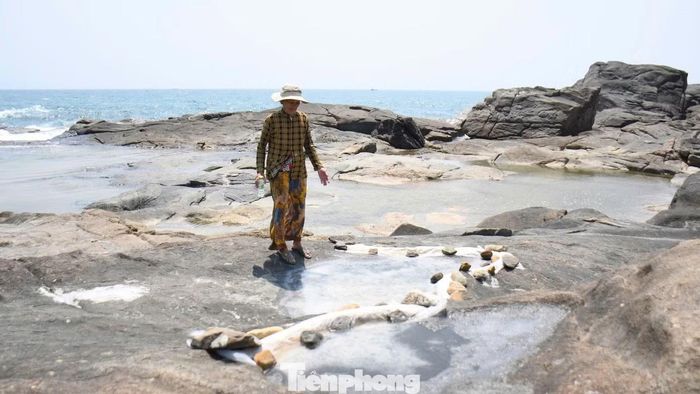  Không chỉ mang dấu tích địa chất hàng trăm triệu năm, những khối đá ở Gò Cỏ còn lưu giữ dấu vết đời sống của cư dân từ hàng nghìn năm trước. Năm 2024, các chuyên gia khảo cổ phát hiện tại đây dấu tích trảng muối﻿ trên đá có niên đại khoảng 2.000 năm. 