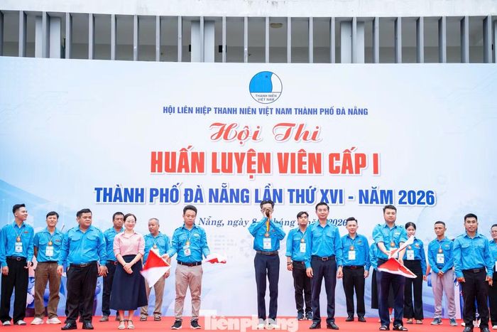 Nghi thức phát động Hội thi. Ảnh: Giang Thanh