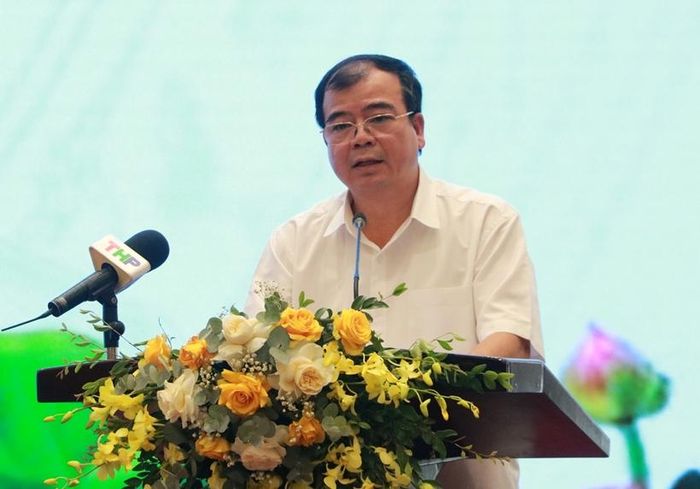  Phó Chủ tịch UBND TP Hải Phòng Nguyễn Minh Hùng phát biểu chỉ đạo. Ảnh HN