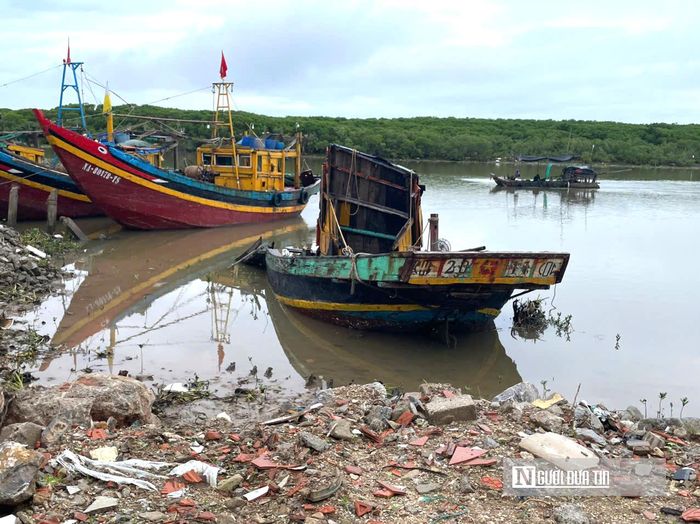 "Những xác tàu hỏng này không chỉ chiếm hết diện tích neo đậu mà còn khiến bùn đất, rác thải cứ thế tích tụ lại. Khổ nhất là những ngày nắng lên, bốc mùi hôi thối, ô nhiễm. Mong cơ quan chức năng có phương án để di dời các tàu thuyền hư hỏng này ra khỏi lạch", bà Nguyễn Thị Minh, 45 tuổi, trú tại xã Diễn Châu, nói.