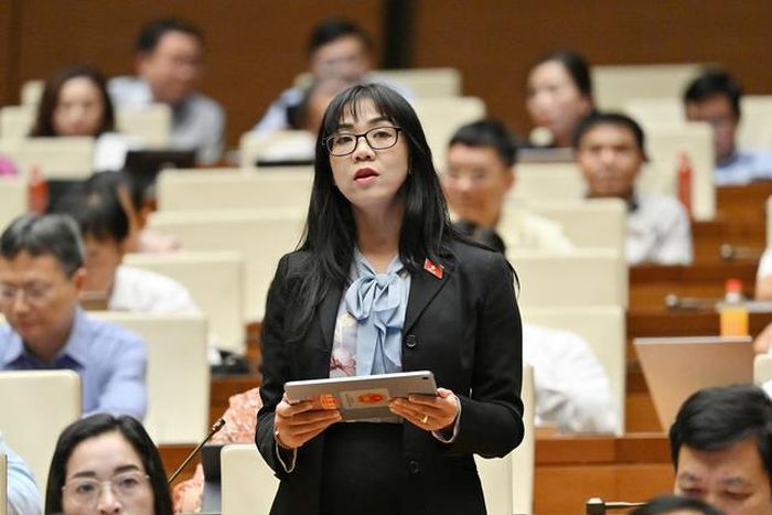 ĐBQH Trịnh Thị Tú Anh (Ảnh: Media Quốc hội).