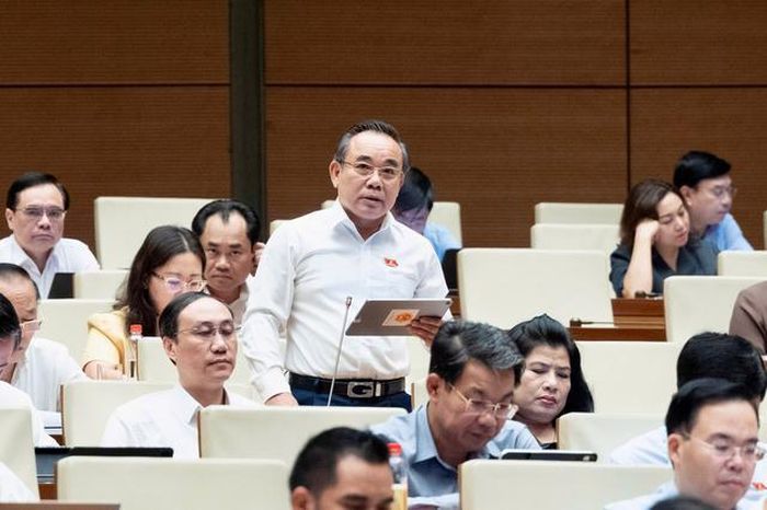 Đại biểu Lê Hữu Trí (Ảnh: Media Quốc hội).