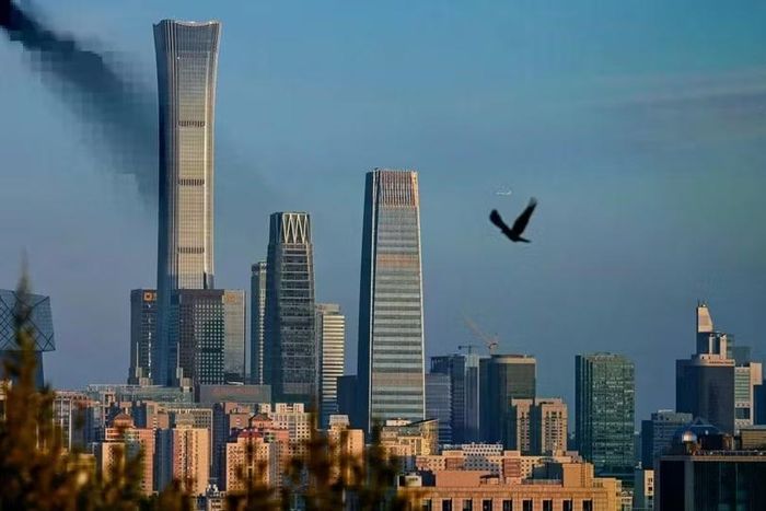 Toàn cảnh thành phố Bắc Kinh ngày 7/1. Ảnh: AFP.