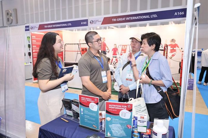 Cơ hội để doanh nghiệp trao đổi kinh nghiệm, tìm kiếm bạn hàng. Ảnh: Uyên Hương/Bnews/vnanet.vn