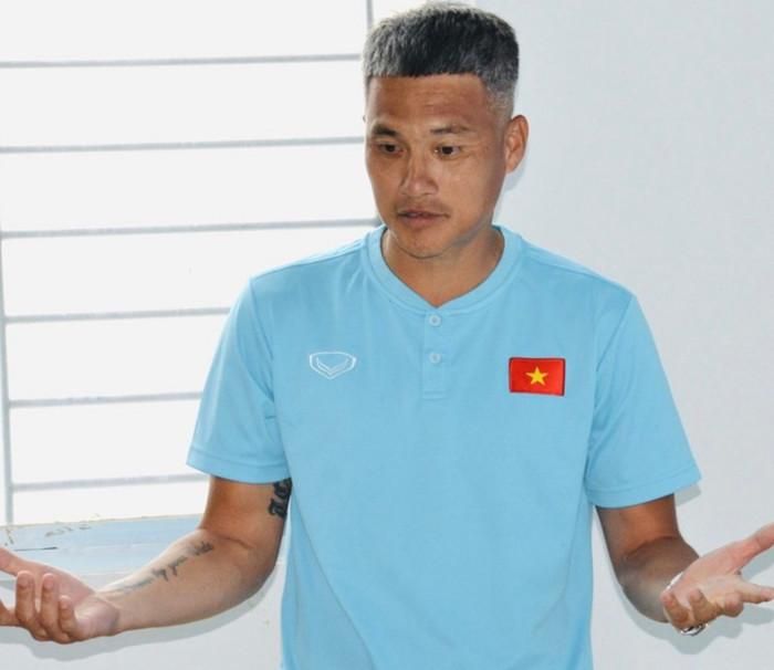 Quang Hải đã chính thức thay thế Lê Công Vinh để trở thành cầu thủ có số lần khoác áo tuyển Việt Nam nhiều nhất. Ảnh: VFF