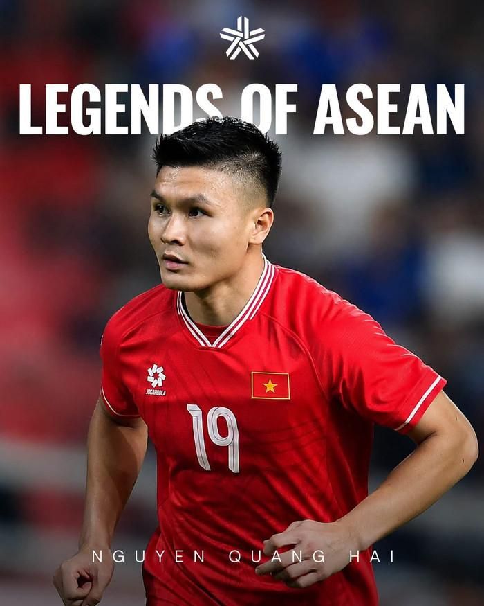 Quang Hải là huyền thoại mới của bóng đá Việt Nam. Ảnh: ASEAN United FC