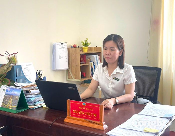Thư ký Nguyễn Chúc Ni, TAND khu vực 2 - Cà Mau