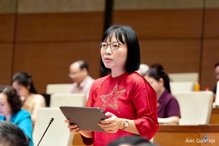 Đại biểu Nguyễn Thị Việt Nga - đoàn Hải Phòng