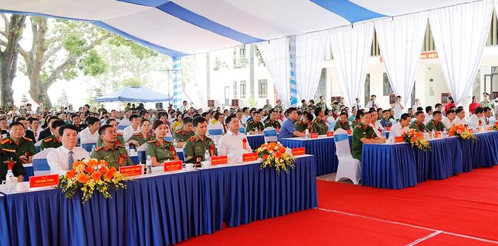  Các đại biểu dự Ngày hội toàn dân bảo vệ an ninh Tổ quốc năm 2026 tại phường Đa Mai.  