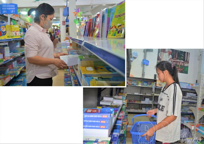 Nhiều phụ huynh và học sinh chủ động mua sắm sách từ rất sớm.