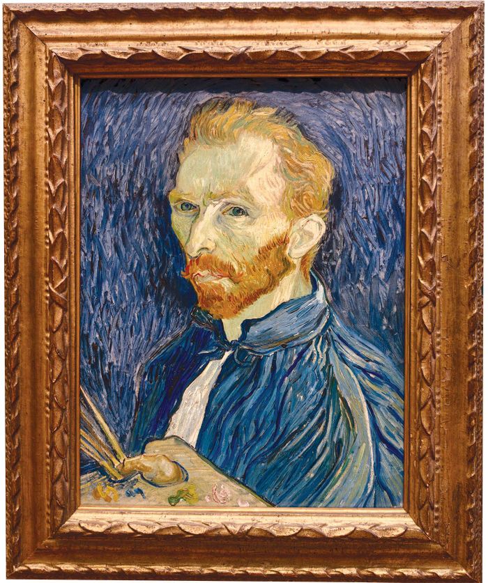 Bức Chân dung tự họa của Vincent Van Gogh vẽ năm 1889.