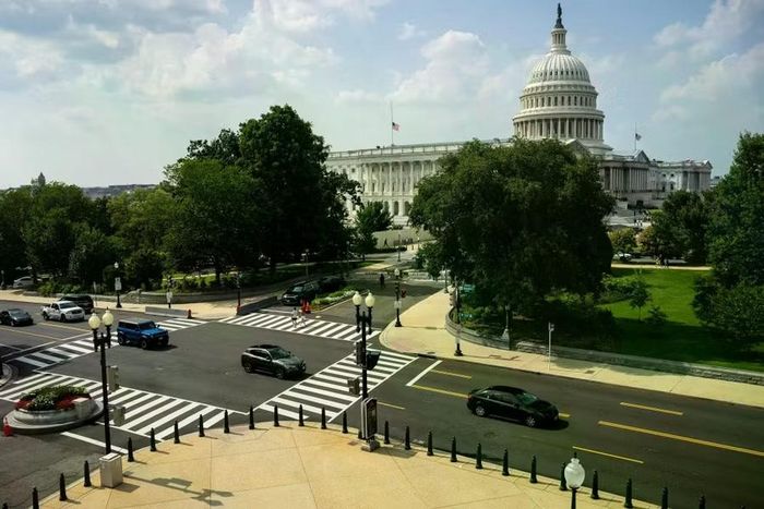 Tòa nhà Quốc hội Mỹ tại Washington. Ảnh: Graeme Sloan/Bloomberg