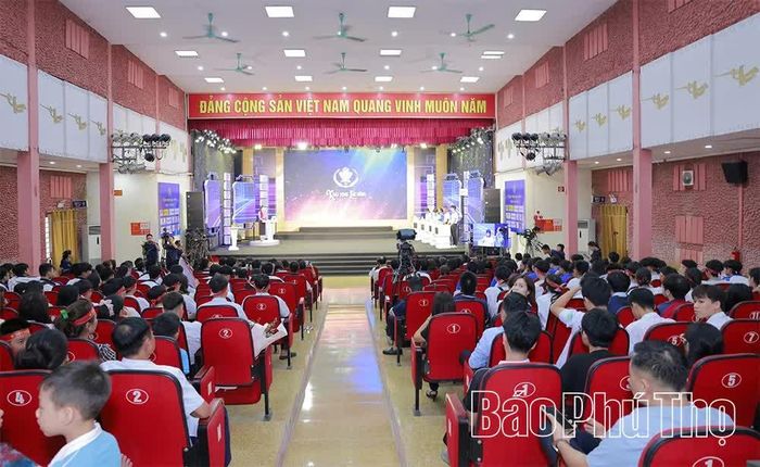Quang cảnh buổi ghi hình.