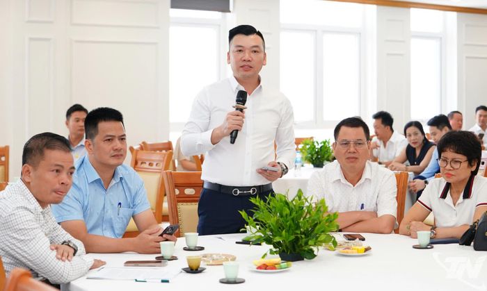 Đại biểu phát biểu tại chương trình.