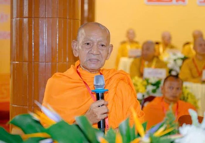 Hòa thượng Đào Như phát biểu khai mạc