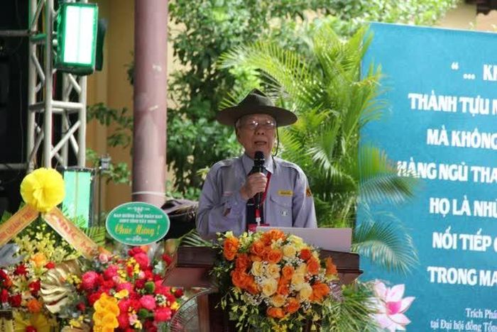 Huynh trưởng Cấp Dũng - Tâm Giới Phan Ngọc Thảo, phát biểu khai mạc