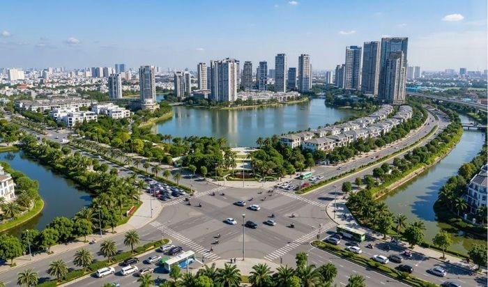 Phối cảnh Dự án Khu đô thị đa mục tiêu xã Thư Lâm, xã Đông Anh.