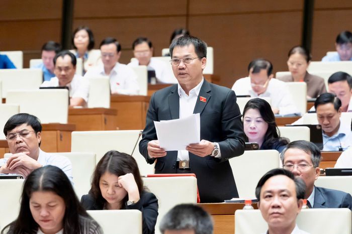 Đại biểu Dương Khắc Mai (đoàn Lâm Đồng). Ảnh: Media Quốc hội.