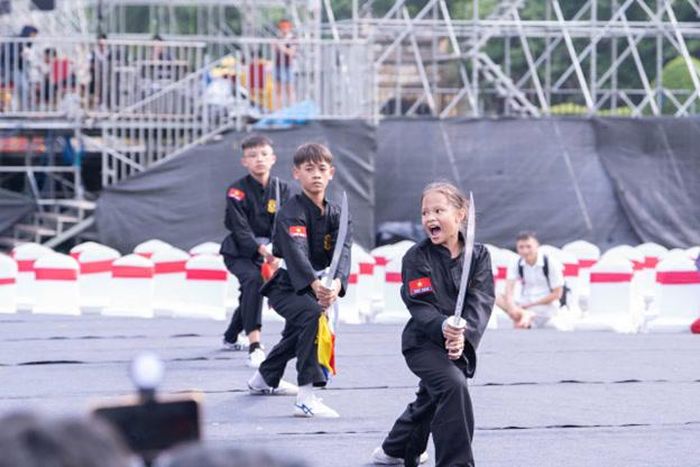Các tiết mục biểu diễn tại Festival Võ thuật quốc tế Hà Nội của Môn phái Bình Định Gia