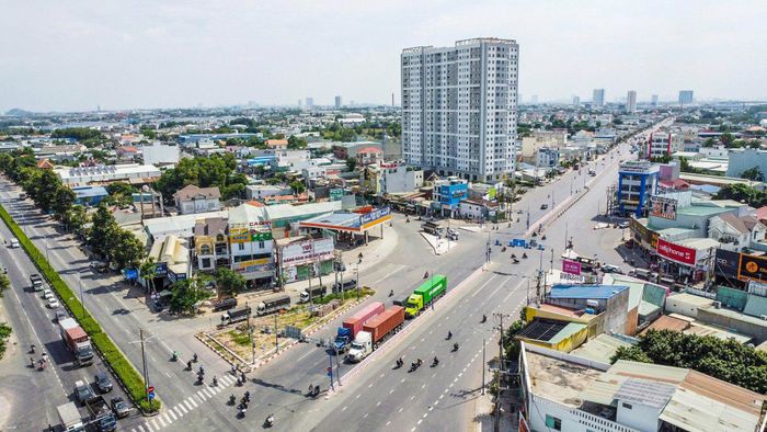Giao thông, hạ tầng tại khu vực ngã sáu An Phú thuộc địa bàn phường An Phú. Ảnh: Văn Dũng