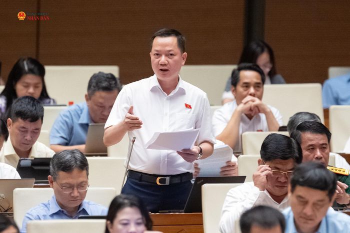 ĐBQH Trịnh Xuân An (TP. Đồng Nai) phát biểu. Ảnh: Phạm Thắng