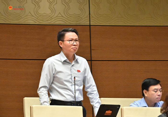 ĐBQH Nguyễn Minh Tuấn (Phú Thọ) phát biểu