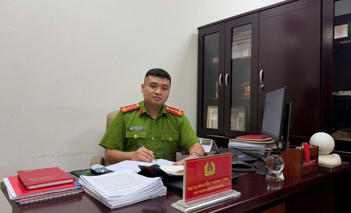 Đại uý Nguyễn Thành Công cùng tập thể đơn vị tạo nhiều chuyển biến tích cực cho địa bàn.