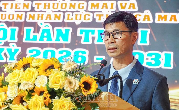  Ông Hor Dareth, Tham tán thương mại thuộc Đại sứ quán Hoàng gia Campuchia tại Việt Nam, chia sẻ tại Đại hội.