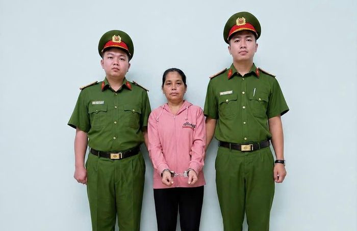 Bắt khẩn cấp bảo mẫu Triệu Thị Tâm. (Ảnh: CACC)