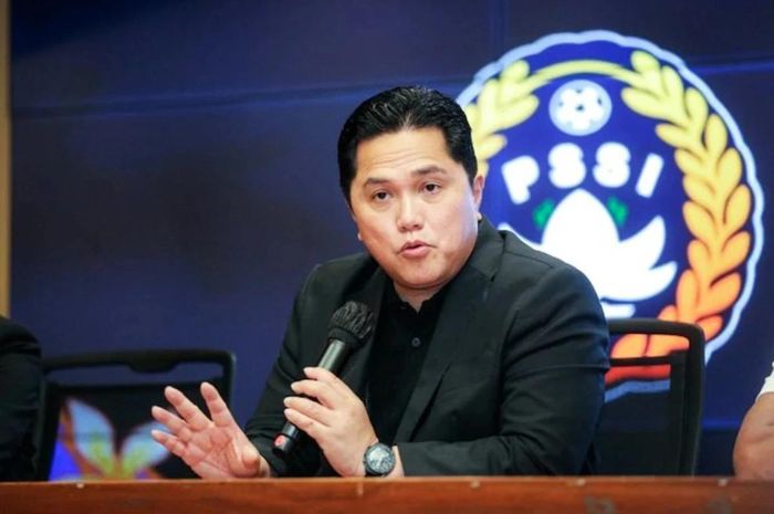Chủ tịch Liên đoàn bóng đá Indonesia (PSSI), ông Erick Thohir. (Ảnh: BOLA)
