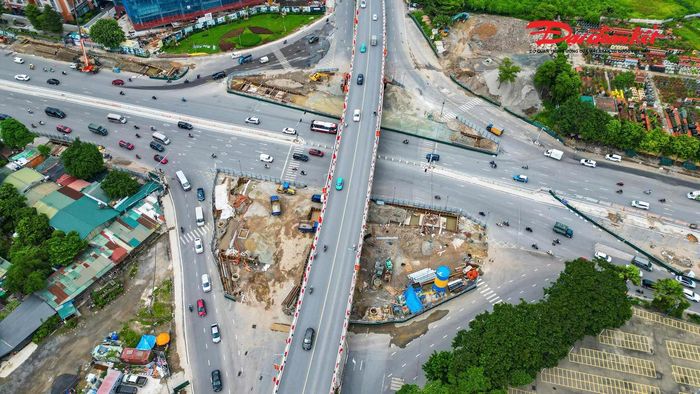 Hình hài hầm chui Cổ Linh đang dần hiện rõ giữa nút giao cửa ngõ phía Đông Hà Nội.