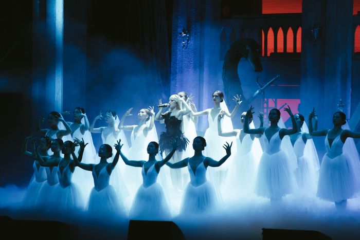 Hình ảnh thiên nga được Phùng Khánh Linh sử dụng trong xuyên suốt concert và các sản phẩm âm nhạc trước đó. Ảnh: NVCC.