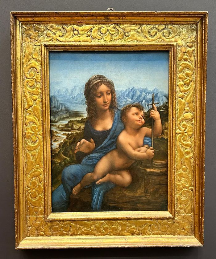  Tác phẩm Madonna of the Yarnwinder của Leonardo da Vinci, khoảng năm 1500. Ảnh: ARTNews.