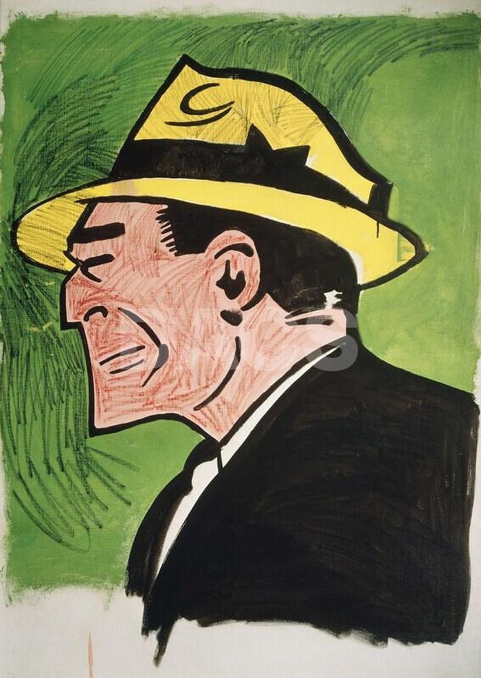  Tác phẩm Dick Tracy của họa sĩ nổi tiếng Andy Warhol. Ảnh: dacs. 